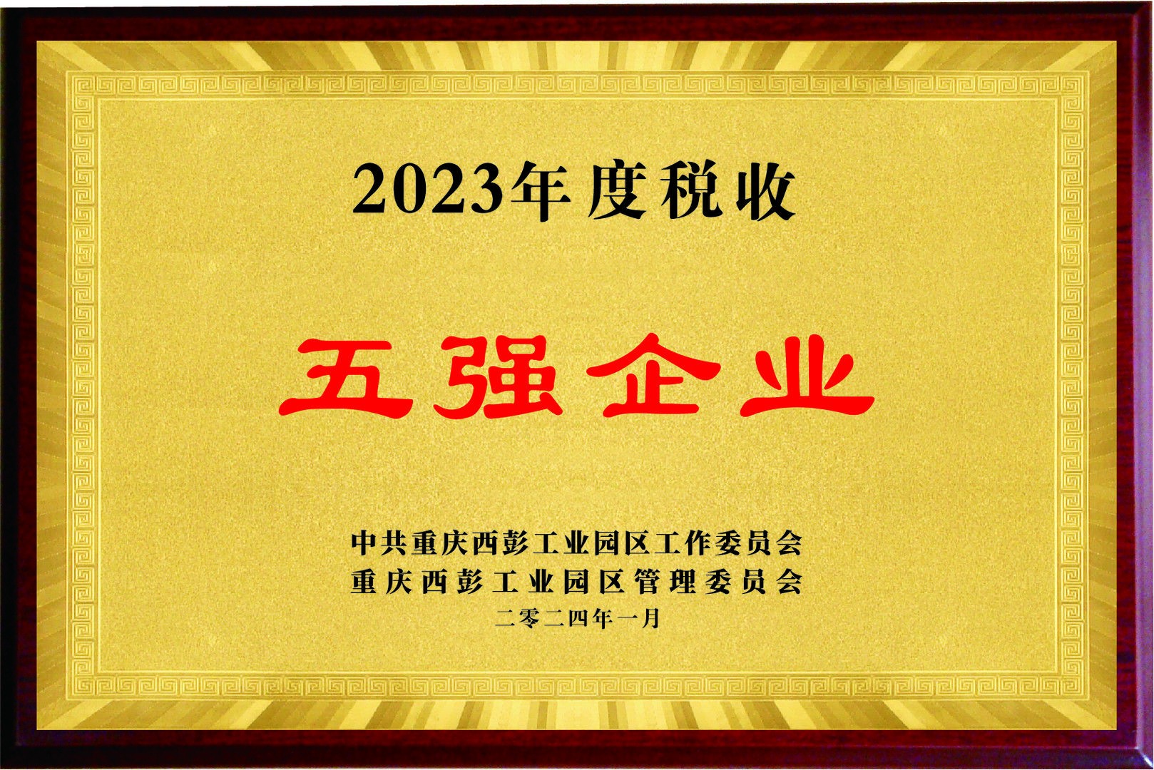 2023 Top 5 Tax-Paying Enterprises
